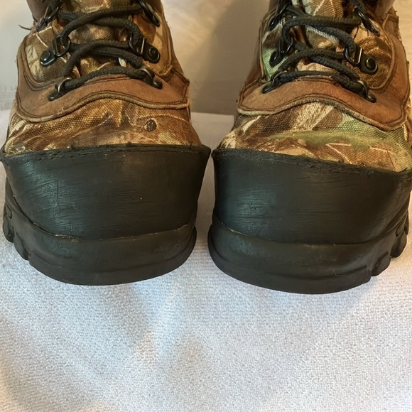 Tecs 800gram Men’s Sz 8 Thinsulate 10” Camouflage Lace up Hunting Boots GUC main image 6